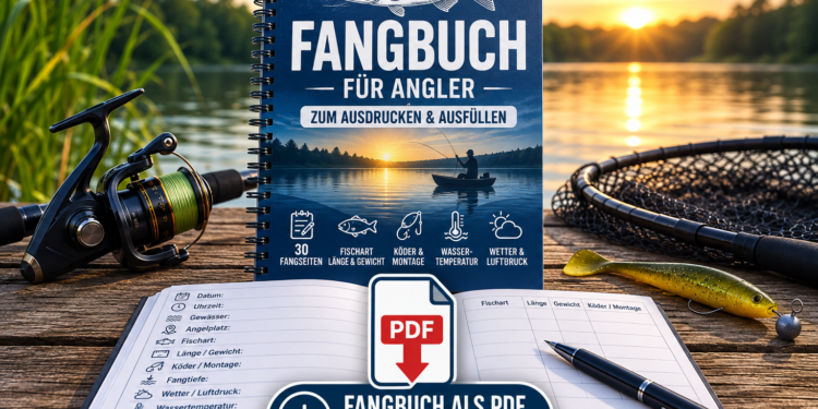 Fangbuch fürs Angeln als PDF zum kostenlosen Download